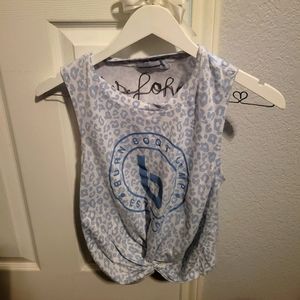 Burn Boot Camp Twist Front Tank Top